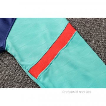 Chandal de Sudadera del Barcelona 2021-2022 Azul