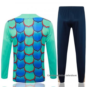 Chandal de Sudadera del Barcelona 2024-2025 Verde