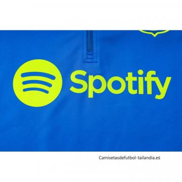 Chandal de Sudadera del Barcelona Nino 2024-2025 Azul