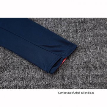 Chandal de Sudadera del Barcelona Nino 2025-2026 Azul Rosa