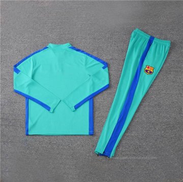 Chandal de Sudadera del Barcelona Nino 2023-2024 Verde