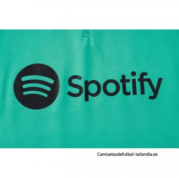 Chandal de Sudadera del Barcelona Nino 2023-2024 Verde Claro