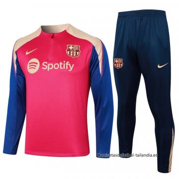 Chandal de Sudadera del Barcelona Nino 2024-2025 Rojo Chandal de Sudadera del Barcelona Nino 2024-2025 Rojo