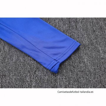 Chandal de Sudadera del Barcelona Nino 2025-2026 Azul Purpura