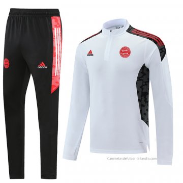 Chandal de Sudadera del Bayern Munich 2021-2022 Blanco