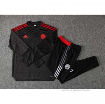 Chandal de Sudadera del Bayern Munich Nino 2021-2022 Gris