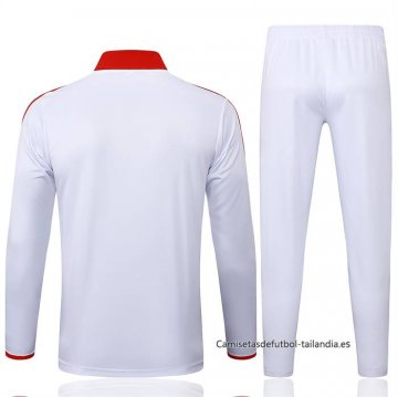 Chandal de Sudadera del Bayern Munich Nino 2025-2026 Blanco