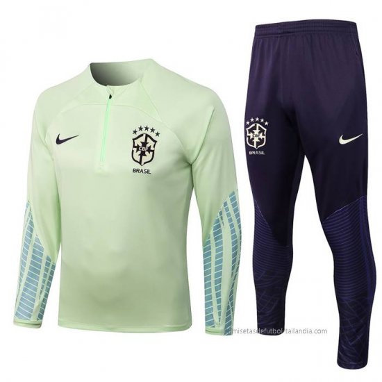 Chandal de Sudadera del Brasil 2022-2023 Verde - Haga un click en la imagen para cerrar