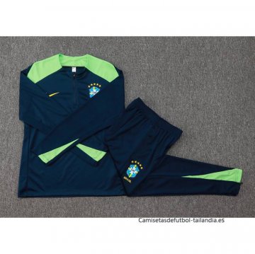 Chandal de Sudadera del Brasil 2024-2025 Azul