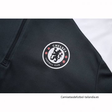 Chandal de Sudadera del Chelsea 2025-2026 Negro