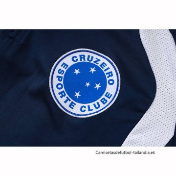 Chandal de Sudadera del Cruzeiro Nino 2026-2027 Azul Oscuro