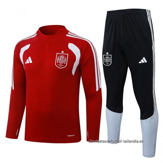 Chandal de Sudadera del Espana Nino 2026-2027 Rojo - Haga un click en la imagen para cerrar