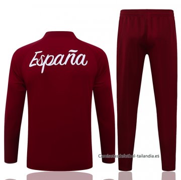 Chandal de Sudadera del Espana Nino 2026-2027 Rojo