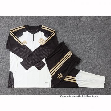 Chandal de Sudadera del Flamengo Nino 2026-2027 Blanco