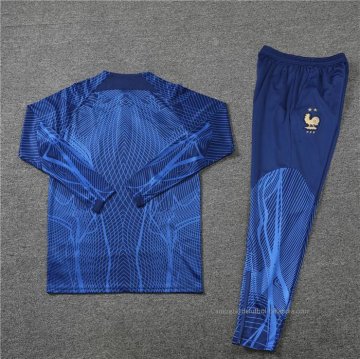 Chandal de Sudadera del Francia 2022-2023 Azul Oscuro