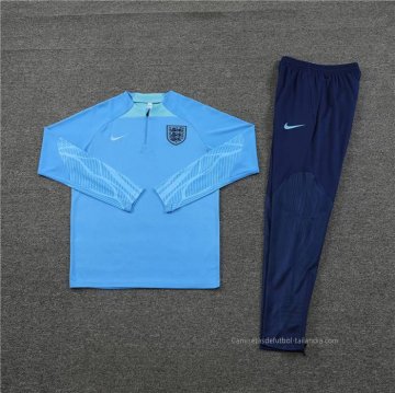 Chandal de Sudadera del Inglaterra 2022-2023 Azul Claro