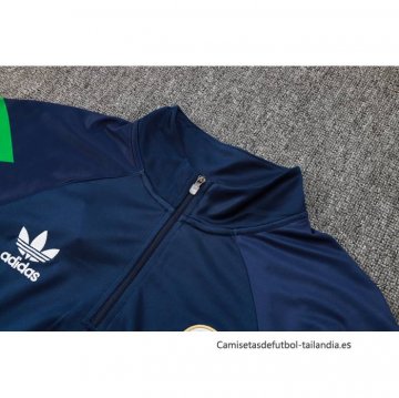 Chandal de Sudadera del Italia 2024-2025 Azul