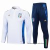 Chandal de Sudadera del Italia Nino 2024-2025 Blanco Chandal de Sudadera del Italia Nino 2024-2025 Blanco