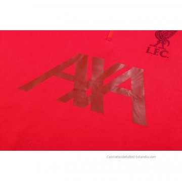 Chandal de Sudadera del Liverpool Nino 2022-2023 Rojo