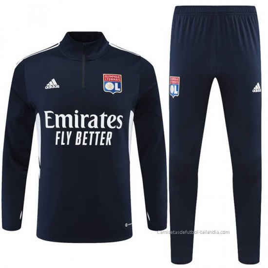 Chandal de Sudadera del Lyon 2022-2023 Azul - Haga un click en la imagen para cerrar