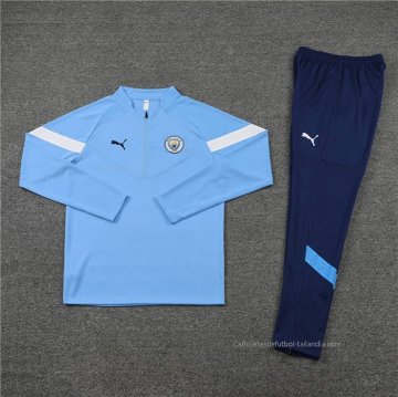 Chandal de Sudadera del Manchester City 2022-2023 Azul