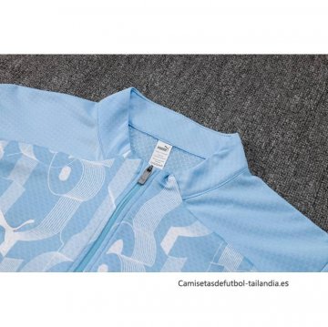 Chandal de Sudadera del Manchester City 2024-2025 Azul