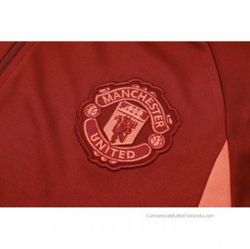 Chandal de Sudadera del Manchester United 2023-2024 Rojo