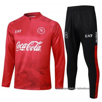 Chandal de Sudadera del Napoli 2024-2025 Rojo Chandal de Sudadera del Napoli 2024-2025 Rojo