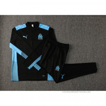 Chandal de Sudadera del Olympique Marsella 2021-2022 Negro