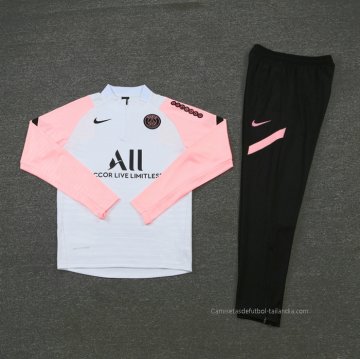 Chandal de Sudadera del Paris Saint-Germain 2021-2022 Blanco