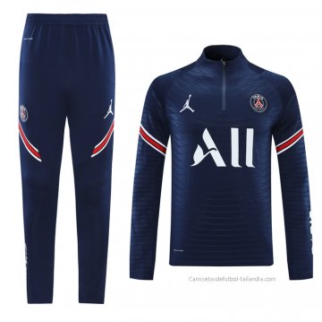 Chandal de Sudadera del Paris Saint-Germain 2021-2022 Azul Chandal de Sudadera del Paris Saint-Germain 2021-2022 Azul