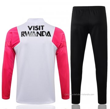 Chandal de Sudadera del Paris Saint-Germain 2021-2022 Blanco
