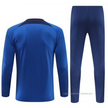 Chandal de Sudadera del Paris Saint-Germain 2022-2023 Azul Oscuro