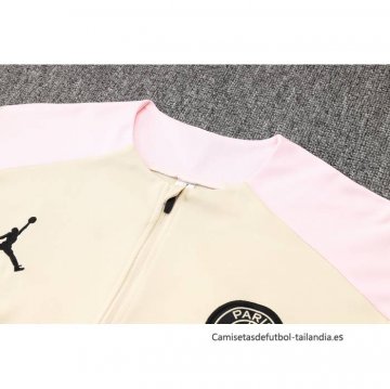 Chandal de Sudadera del Paris Saint-Germain Jordan 2024-2025 Amarillo
