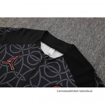 Chandal de Sudadera del Paris Saint-Germain Jordan Nino 2024-2025 Negro
