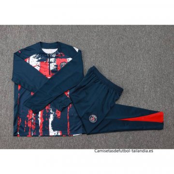 Chandal de Sudadera del Paris Saint-Germain Nino 2024-2025 Azul