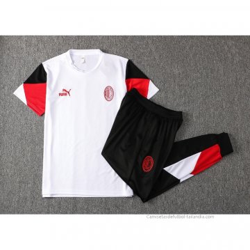 Chandal del AC Milan Manga Corta 2021-2022 Blanco