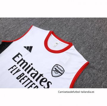 Chandal del AC Milan Sin Mangas 2025-2026 Blanco