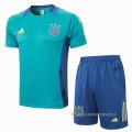 Chandal del Ajax Manga Corta 2024-2025 Verde - Pantalon Corto