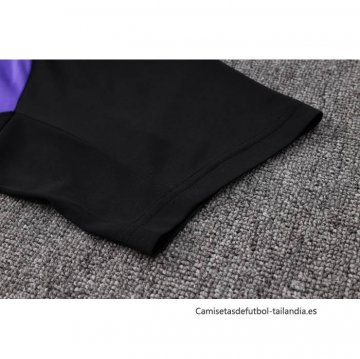 Chandal del Alemania Manga Corta 2024-2025 Purpura - Pantalon Corto