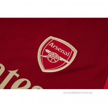 Chandal del Arsenal Manga Corta 2023-2024 Rojo - Pantalon Corto