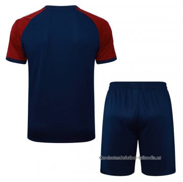Chandal del Arsenal Manga Corta 2025-2026 Azul Rojo - Pantalon Corto