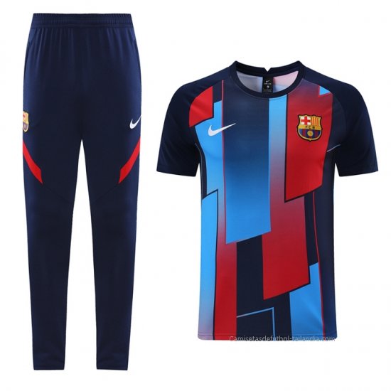 Chandal del Barcelona Manga Corta 2021-2022 Azul - Haga un click en la imagen para cerrar