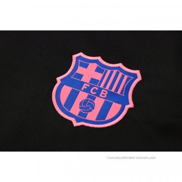 Chandal del Barcelona Manga Corta 2021-2022 Negro