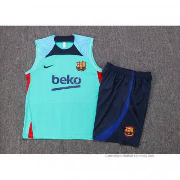 Chandal del Barcelona Sin Mangas 2022-2023 Verde