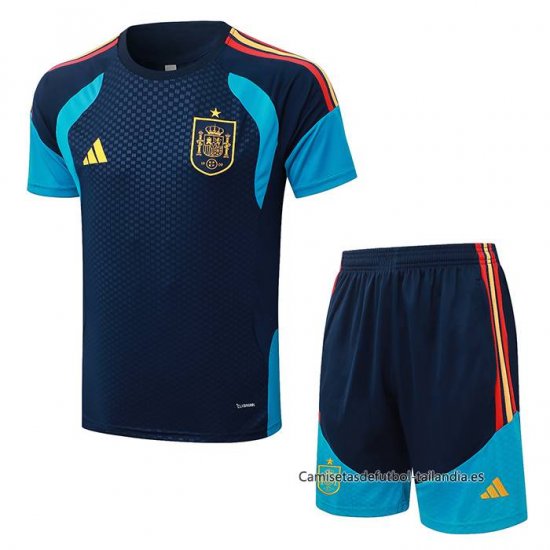 Chandal del Espana Manga Corta 2026-2027 Azul - Pantalon Corto - Haga un click en la imagen para cerrar