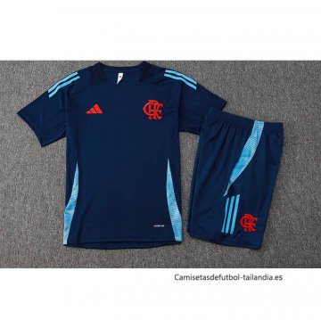 Chandal del Flamengo Manga Corta 2024-2025 Azul - Pantalon Corto