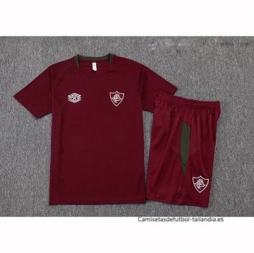 Chandal del Fluminense Manga Corta 2025-2026 Rojo - Pantalon Corto