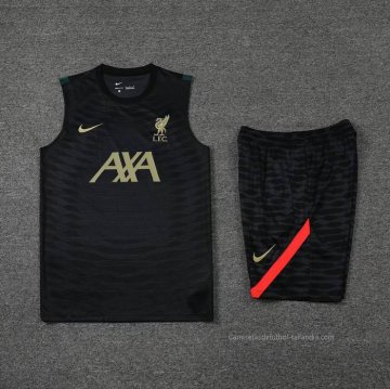 Chandal del Liverpool Sin Mangas 2022-2023 Negro