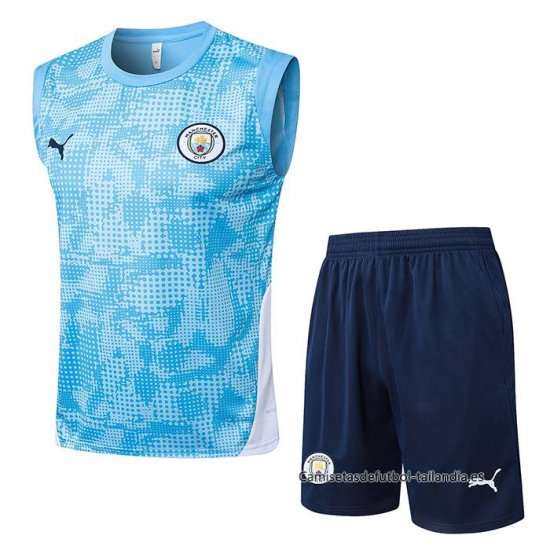 Chandal del Manchester City Sin Mangas 2025-2026 Azul - Haga un click en la imagen para cerrar